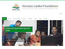 Tablet Screenshot of horizonlanka.org